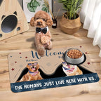 Personalized Dog Cat Mat with Name Photo Custom Placemat Feeding Mats - Image 5