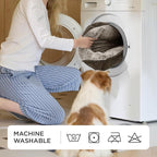 Bedsure Washable Dog Bed Small Dog＆Cat- Rectangle Fluffy Plush Kitten Puppy Bed - Image 6