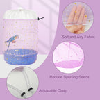 Bird Cage Cover, 45-90'' Adjustable, Universal Nylon Mesh Net, Bird Cage Skirt - Image 3