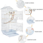 Yaheetech 39-inch Roof Top Medium Parakeet Bird Cages - Image 5