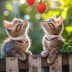 2 Pack Strawberry Cat Collars - Image 2
