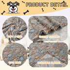 Rezutan 1 Pack 3 Blankets for Dogs, Dog Blanket for Medium Pet Cat, Premium - Image 2
