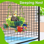 KATUMO Bird Nest, Conure Breeding Bed Parrotlet Snuggle Nest Lovebird Bed Bird - Image 7