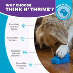 Outward Hound Gummiez Bear Dog Toy & Treat Stuffer, 4.7″ x 3″ Blue - Image 6