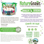 Nature Gnaws Bully Stick Bites for Small Dogs 2-4" - Image 5