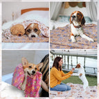Comsmart Dog & Cat Blanket, Cute Paw Print, Soft Warm Fleece Throw - Image 6