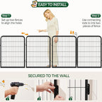 Yaheetech Dog Playpen Outdoor, 32 inch 4 Panels Dog Pen Indoor Heavy Duty Puppy - Image 7