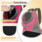 WOYYHO Pet Dog Carrier Backpack Small Dog Front Backpack Ventilated Dog Carrier - Image 2