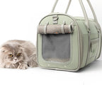 Soft-Sided Pet Carrier for Cats and Small Dogs – Stylish, Airline-Approved - Image 3