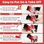 Christmas Dog Sweaters for Small Large Dogs Girl, Soft Warm Pup Dogs Shirt - Image 4