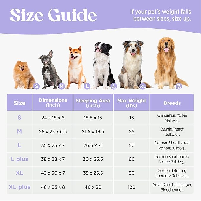 LE SURE Cute Dog Beds for Extra Large Dogs, Orthopedic Waterproof XL Pet Bed - Image 6