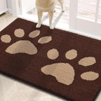 Buganda Dog Door Mat for Muddy Paws, Absorbent Dirt Trapper Washable Indoor by Buganda