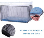 Mogoko Universal Bird Cage Seed Catcher, Seed Catcher Guard Net Cover, Parrot - Image 4