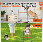 15 Piece Pets Agility Training Equipment, Obstacle Course Kit - Image 6