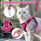 PUPTECK Cat Harness and Leash Set Escape Proof Reflective Cat Walking Harness - Image 5