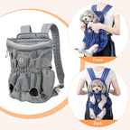 Dog Carrier Backpack, Pet Front Carrier Backpack Legs Out Dog Chest Carrier - Image 5