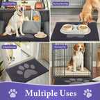 Buganda Dog Door Mat for Muddy Paws, Absorbent Dirt Trapper Washable Indoor - Image 8