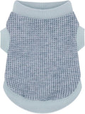 Cozy and Functional Dog Shirts for Small Puppies: Stretchable Blue Attire by Paiaite