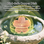 99.99% Pure Copper Bird Bath Disk, 2 Pack Triple-Point Support Design Lower - Image 3