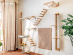 FUKUMARU Cat Wall Shelves, 17 x 10 Inch Cat Walls Furniture - Image 5