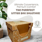 Leakproof Disposable Cat Litter Box 3 Pack Top/Low Entry INCLUDES- 3 lids - Image 4