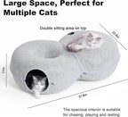 8-Shaped Large Cat Tunnel Bed for Indoor Cats, Infinite Circulation Peekaboo - Image 2