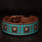 PET ARTIST Soft Padded Leather Dog Collar, 2 inch Wide Genuine Leather Dog - Image 8