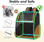 Pet Backpack Carrier, Large Cat Carrier Backpack Up to 20 Lbs - Image 6