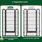 Yaheetech Dog Playpen Outdoor, 47 inch 16 Panels Dog Pen Indoor Heavy Duty - Image 7