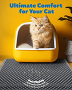 Cat Litter Mat - 23.2'' x 29.1'' Large Litter Trapping Mat, Waterproof - Image 2