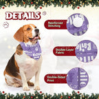 Personalized Dog Bandanas Custom Neckwear Name Button Anti-loosening Dog Scarf - Image 3