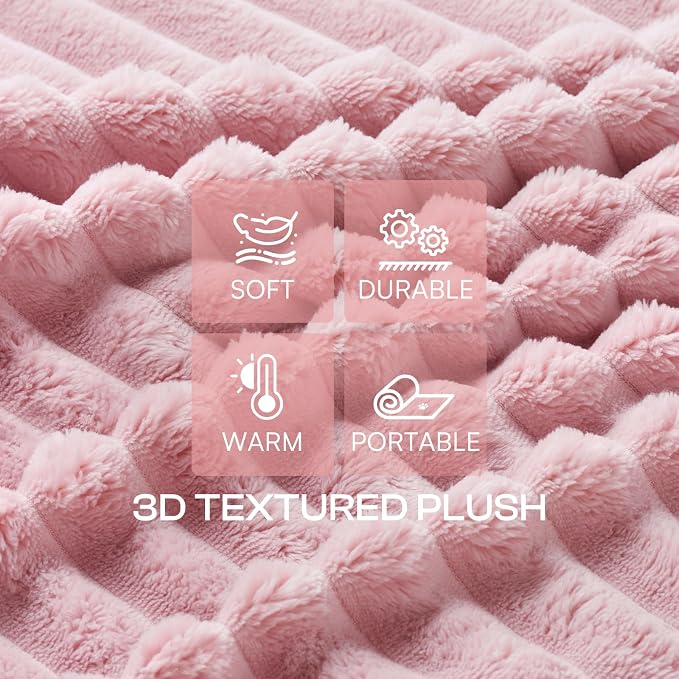 LINENLUX 1 Pack 3 Soft Dog Blanket Washable Warm Fleece Cat Blankets - Image 2