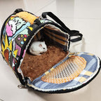 Hamiledyi Hamster Carrier Bag Gerbil Outgoing Travel Pouch Sugar Glider - Image 3