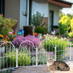 10 Pack Decorative Garden Fence, 17in x10ft Garden Fencing Animal Barrier - Image 2