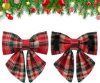 Christmas Plaid Dog Collar - Image 3