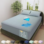 OhGeni 100% Waterproof Mattress Protector, Queen Size Mattress Soft Pad by OhGeni