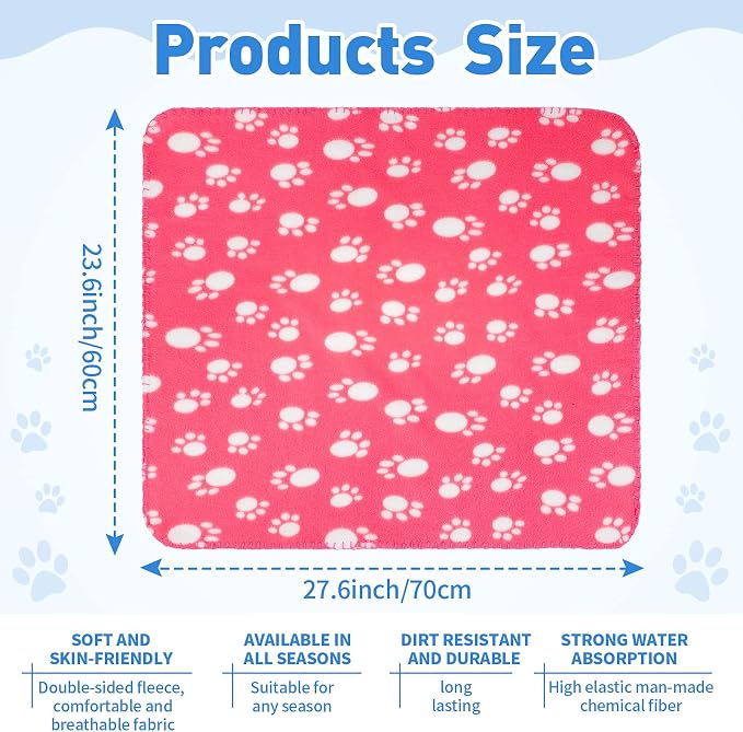 Tatuo 10 Pieces Pet Blankets - Image 3