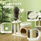 PawHut 31" Cat Tree, Cat Tower for Indoor Cats - Image 3