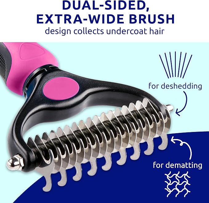 Pat Your Pet Deshedding Dog Brush - Image 4