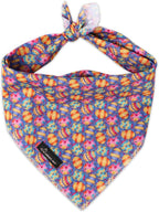 ARING PET Easter Dog Bandanas, Cute Purple Colorful Eggs Pet Bandana Scarf by ARINGPET