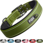 Fida Heavy DutyDog Collar for Large Dogs, Ultra Comfortable Soft Neoprene Padded by Fida