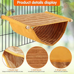 BWOGUE Winter Warm Bird Nest Bed Hanging Hammock Snuggle Hut Parrot House Tent - Image 4