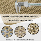 HCY&WLD 2-Pack Cat Litter Mat, Double Layer Honeycomb Waterproof Urine Proof - Image 4