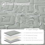 hyha Waterproof Dog Blanket, Soft Dog Bed Cover Pet Blankets, Waterproof Sofa - Image 2