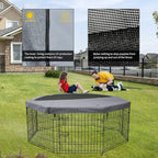 PETIME Top Cover Sun/Rain Proof Provide Shade and Security - Image 4
