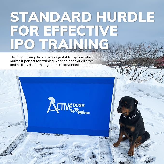 ActiveDogs.com IGP IPO Schutzhund Standard Hurdle Jump w/Carrying Bag - Image 4