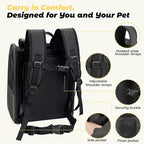 Zavothy Cat Backpack Carrier, Expandable Airline Approved Pet Backpack - Image 4