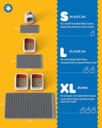 Cat Litter Mat - 46'' x 35'' Small Litter Trapping Mat, Waterproof, Urine-Proof - Image 6
