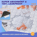 Washable Pee Pads for Dogs, 2 Pack Absorbent Reusable Training Dog Pads Pet - Image 2