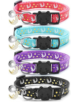 4 PCS Breakaway Cat Collars by LAFAYIspecializesinpetcollars